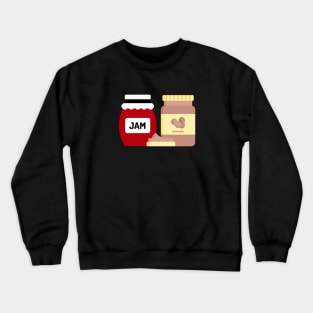 Peanut Butter And Jelly Toast Vintage Sandwich Since Breakfast Yummy Kawaii Crewneck Sweatshirt